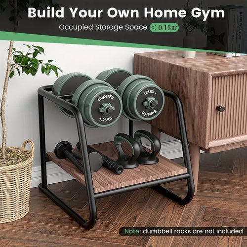 3-in-1 Adjustable Dumbbells, Kettlebell, and Barbell Weight Set – Gray-1