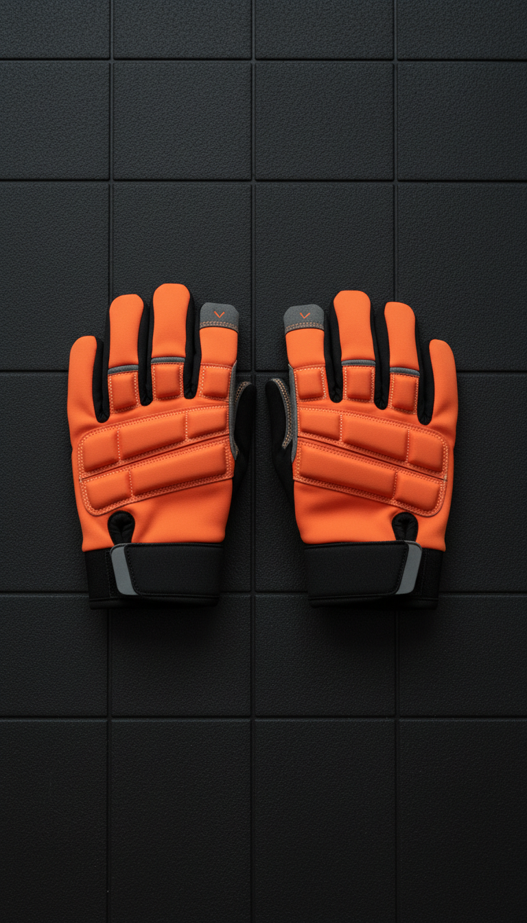 Gants CrossFit accent orange fusionné